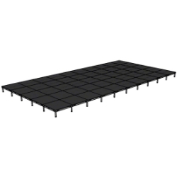 Biljax AS2100 20'x40' Portable Stage Kit (50- 4'x4' Decks) BJX-AS44-20X40 20x40, 40x20, 20 x 40, 40 x 20, fast, pro, elite, 800 square feet stage