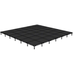 Biljax AS2100 24'x24' Portable Stage Kit (36 - 4'x4' Decks) BJX-AS44-24X24 24x24, 24 x 24, fast, pro, elite, 576 square feet stage