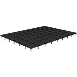 Biljax AS2100 24'x32' Portable Stage Kit (48 - 4'x4' Decks) BJX-AS44-24X32 24x32, 24 x 32, 32x24, 32 x 24, fast, pro, elite, 768 square feet stage
