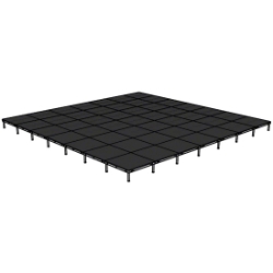 Biljax AS2100 28'x28' Portable Stage Kit (49 - 4'x4' Decks) BJX-AS44-28X28 28x28, 28 x 28, fast, pro, elite, 784 square feet stage
