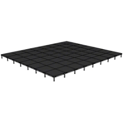 Biljax AS2100 28'x32' Portable Stage Kit (56 - 4'x4' Decks) BJX-AS44-28X32 28x32, 28 x 32, 32x28, 32 x 28, fast, pro, elite, 896 square feet stage