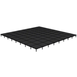 Biljax AS2100 32'x32' Portable Stage Kit (64 - 4'x4' Decks) BJX-AS44-32X32 32x32, 32 x 32, fast, pro, elite, 1024 square feet stage
