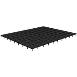 Biljax AS2100 32'x40' Portable Stage Kit (80 - 4'x4' Decks) BJX-AS44-32X40 32x40, 32 x 40, 40x32, 40 x 32, fast, pro, elite, 1280 square feet stage