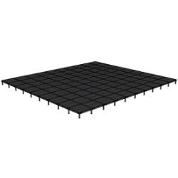 Biljax AS2100 36'x40' Portable Stage Kit (90 - 4'x4' Decks) BJX-AS44-36X40 36x40, 36 x 40, 40x36, 40 x 36, fast, pro, elite, 1440 square feet stage