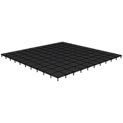 Biljax AS2100 40'x40' Portable Stage Kit (100 - 4'x4' Decks) BJX-AS44-40X40 40x40, 40 x 40, fast, pro, elite, 1600 square feet stage
