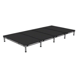 Biljax AS2100 8'x16' Portable Stage Kit (4 - 4'x8' Decks) BJX-AS48-8X16 8x16, 8 x 16, 16 x 8, 16x8, fast, pro, elite, 128 square feet stage