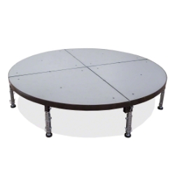 Biljax ST8100 8' Round Portable Stage Kit BJX-ST-8R 8x8, 8 x 8, 8 foot round, 8' round, 8' round stage, 8 foot round stage, fast, pro, elite, 50.26 square feet stage, 50 square feet stage