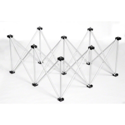 IntelliStage Lightweight 4' Quarter Round Stage Riser ISQR4X round stage, rounded riser