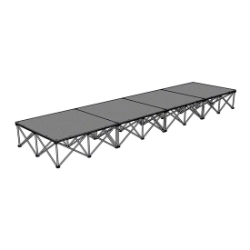 IntelliStage Lightweight 3'x12' Portable Stage System ISTAGE312 portable staging, 3x12, 3 x 12, 12 x 3, 12x3, lightweight, stage, modular, 3x3