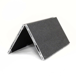 IntelliStage Lightweight 4'x4' Square Folding Stage Platform ISPF4X4 folding portable stage, folding platform, 4x4 folding platform, 4 x 4 folded platform