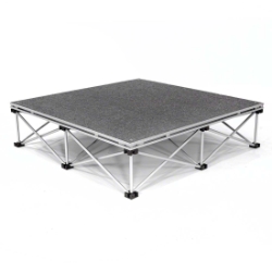 IntelliStage Lightweight 3'x3' Portable Stage Unit ISTAGE33 portable staging, lightweight, stage unit, 3x3, 3 x 3, stage package
