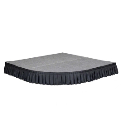 StageDrop 6'x6' Rounded Corner Stage Package SDCORNER66 6x6, 6 x 6, SD668CORNERC, SD6616CORNERC, SD6624CORNERC, SDCORNER668C, SDCORNER6616C, SDCORNER6624C, folding stage, SDCORNER668T, SDCORNER6616T, SDCORNER6624T, SDCORNER6632T