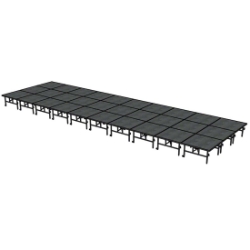 Midwest Folding TransFold 12'x40' Dual-Height Portable Stage Kit, 24