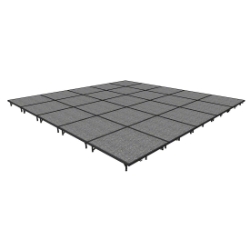 Midwest Folding TransFold 20'x20' Portable Stage Kit, 8