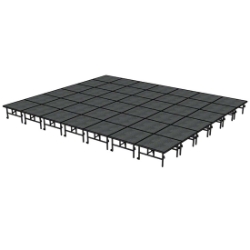 Midwest Folding TransFold 24'x28' Dual-Height Portable Stage Kit, 24