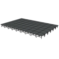Midwest Folding TransFold 24'x36' Dual-Height Portable Stage Kit, 24