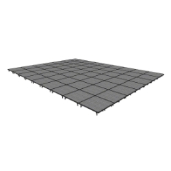 Midwest Folding TransFold 28'x36' Portable Stage Kit, 8