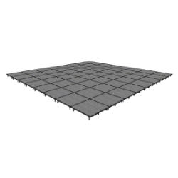 Midwest Folding TransFold 32'x32' Portable Stage Kit, 8