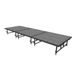 Midwest Folding TransFold 4'x12' Dual-Height Portable Stage Kit, 16