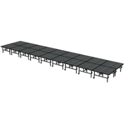 Midwest Folding TransFold 8'x36' Dual-Height Portable Stage Kit, 24