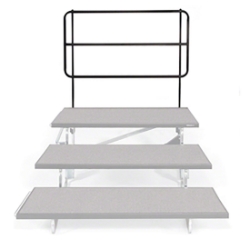 Midwest Folding TFB48 TransFold Back Guard Rail for 3-Tier 48
