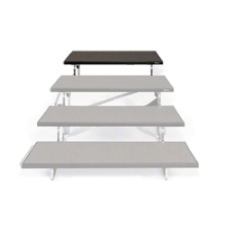 Midwest Folding Add-on 4th Tier for TransFold 3-Tier Reverse Standing Choral Riser, 72
