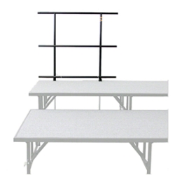 Midwest Folding TransFold 3-Foot Wide Stage Guardrail MFP-TGRU36 portable staging, midwest folding, transfold, guard rail, 36x30, 3 foot guard rail