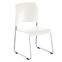 National Public Seating 8801 Cafetorium Plastic Stack Chair, White  NPS-8801-11-01 stack chairs, 8800 series, cafetorium chairs