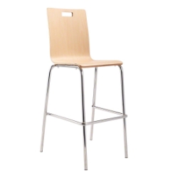 National Public Seating BCS22 Bushwick Bentwood Cafe Stool, Natural NPS-BCS22 stool, cafetorium chairs, high top chair, cafe stool, cafe high top stool