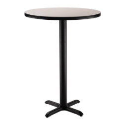 National Public Seating Café Table with X Base, 30