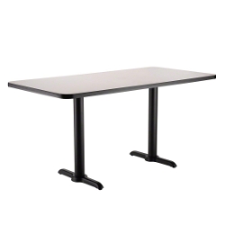 National Public Seating Café Table with T Base, 30