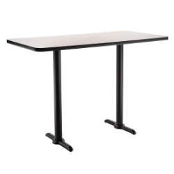 National Public Seating Café Table with T Base, 30