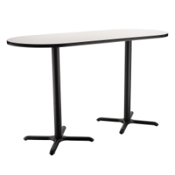 National Public Seating Café Table with X Base, 30