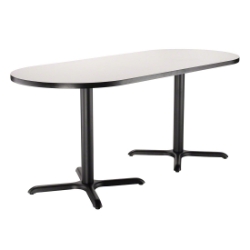 National Public Seating Café Table with X Base, 30