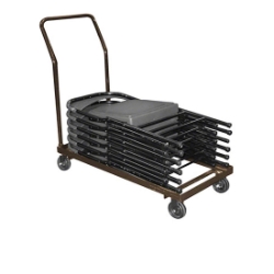 National Public Seating DY700/800 Dolly for 700/800 Series Folding Chairs NPS-DY700/800 folding chair trolley, folding chair storage, cart, dolley