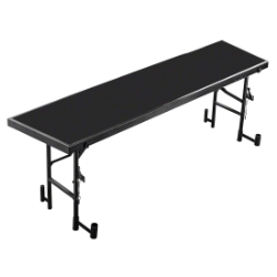 National Public Seating RT24P Tapered Standing Choral Riser, Polydeck, 24