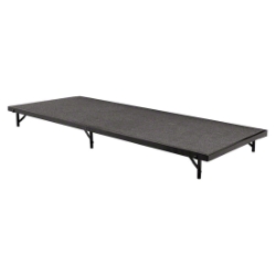 National Public Seating 4'x8' Portable Stage Kit NPS-SD4X8 48x96, 96x48, 4x8, 8x4 folding stage, carpet stage, hardboard stage, polydeck stage