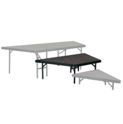 National Public Seating SP4816C Seated Riser Stage Pie Tier, Carpet, 16