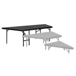 National Public Seating SP4824C Seated Riser Stage Pie Tier, Carpet, 24