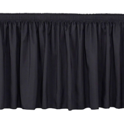 National Public Seating SS8 Shirred Stage Skirt for 8