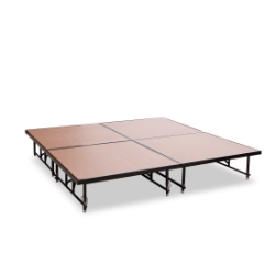 National Public Seating TransFix 8'x8' Hardboard Stage Kit, 16