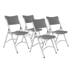 National Public Seating 620 Heavy-Duty Plastic Folding Chair, Charcoal Slate (4-pack) NPS-620 National Public Seating, NPS 620, NPS 620 folding chair, NPS 600 Series chair, NPS folding chair, heavy-duty plastic folding chair, speckled grey folding chair, commercial folding chair, church folding chair, school folding chair, event seating, MAS certified folding chair, ANSI/BIFMA folding chair