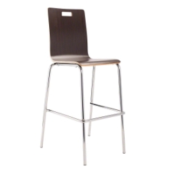 National Public Seating BCS21 Bushwick Bentwood Café Stool, Espresso  NPS-BCS21 stool, cafetorium chairs, high top chair, cafe stool, cafe high top stool