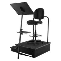 National Public Seating CCS Classic Conductor's Set, (Podium/Chair/Stand) NPS-CCS conductor podium, conductor platform, conductor stage, music stage, music podium, conductor chair, conductor stand, conductor set