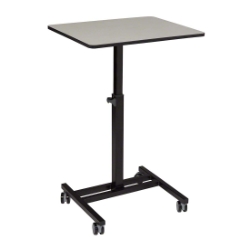 National Public Seating EDTC Sit+Stand Student's Desk NPS-EDTC av cart, a/v cart, audio visual cart, sitting