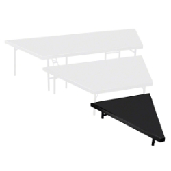 National Public Seating SP368P Seated Riser Stage Pie Tier, Polydeck, 8