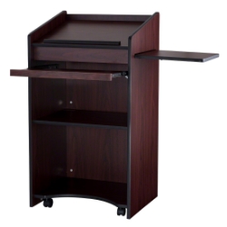 Oklahoma Sound 600-MY Aristocrat Non-Sound Lectern, Mahogany OS-600-MY podium, dais
