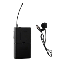 Oklahoma Sound PRA8-6 Wireless Mic for PRA-8000 - Tie-Clip/Lavalier OS-PRA8-6 wireless microphone, mic holder, standard mics, wireless tie-clip microphone, wireless lavalier microphone, PA microphone, PRA-8000