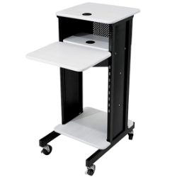 Oklahoma Sound PRC200 Premium AV Presentation Cart OS-PRC200 av cart, a/v cart, audio visual cart, laptop, document reader, projector cart