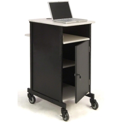 Oklahoma Sound PRC400 Jumbo AV Presentation Cart OS-PRC400 av cart, a/v cart, audio visual cart, locking cabinet